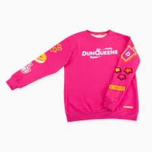 Dunqueen Crewnect Pink Sweatshirt NWT